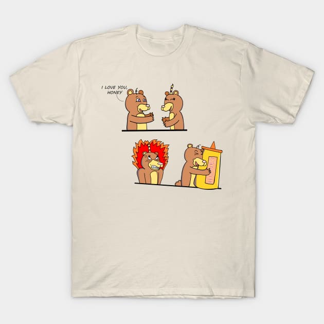 Cute Bears in Love Tee Couple Gifts T-Shirt by sillyindustries